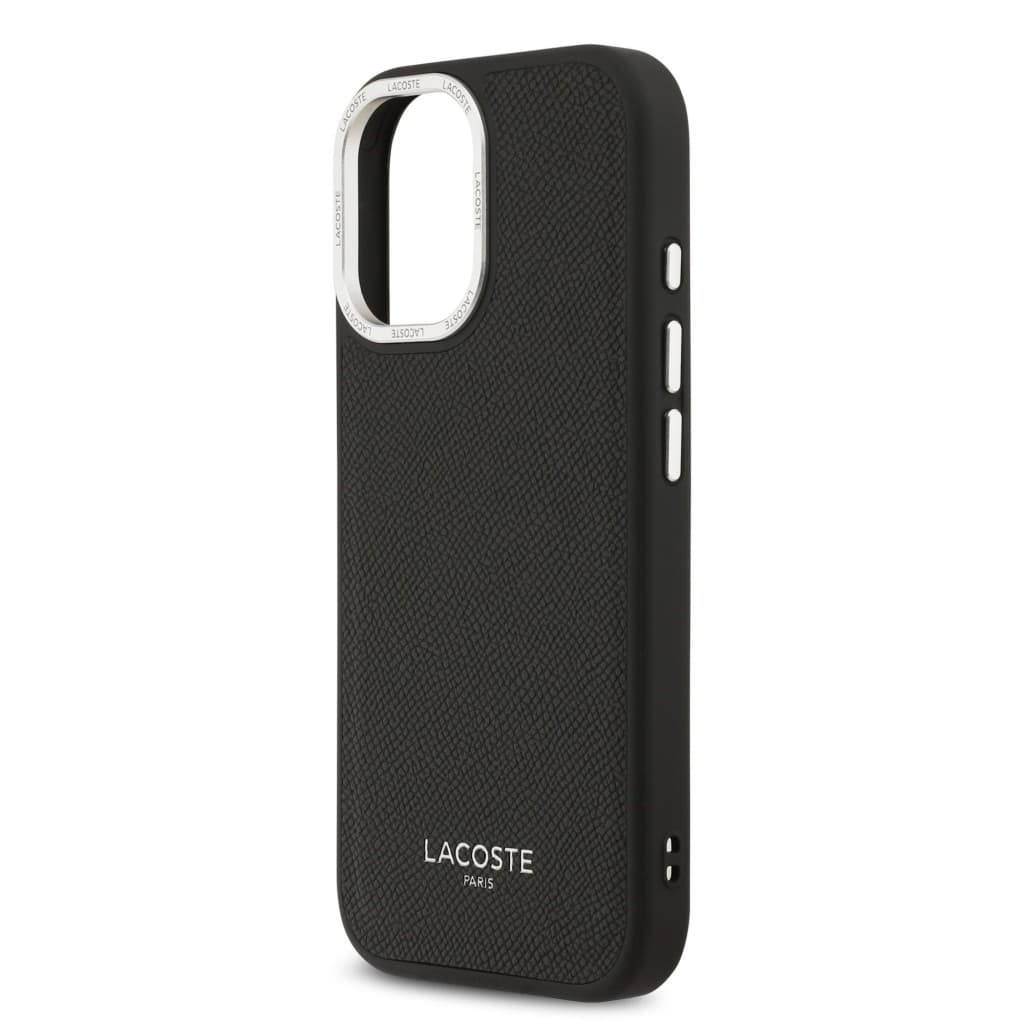 Zadní kryt Lacoste PU Leather Champs Elysees MagSafe pro iPhone 17 Black - náhled 5