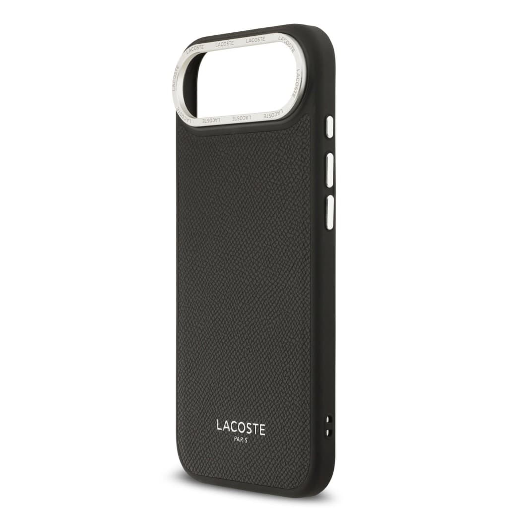Zadní kryt Lacoste PU Leather Champs Elysees MagSafe pro iPhone 17 Air Black - náhled 5