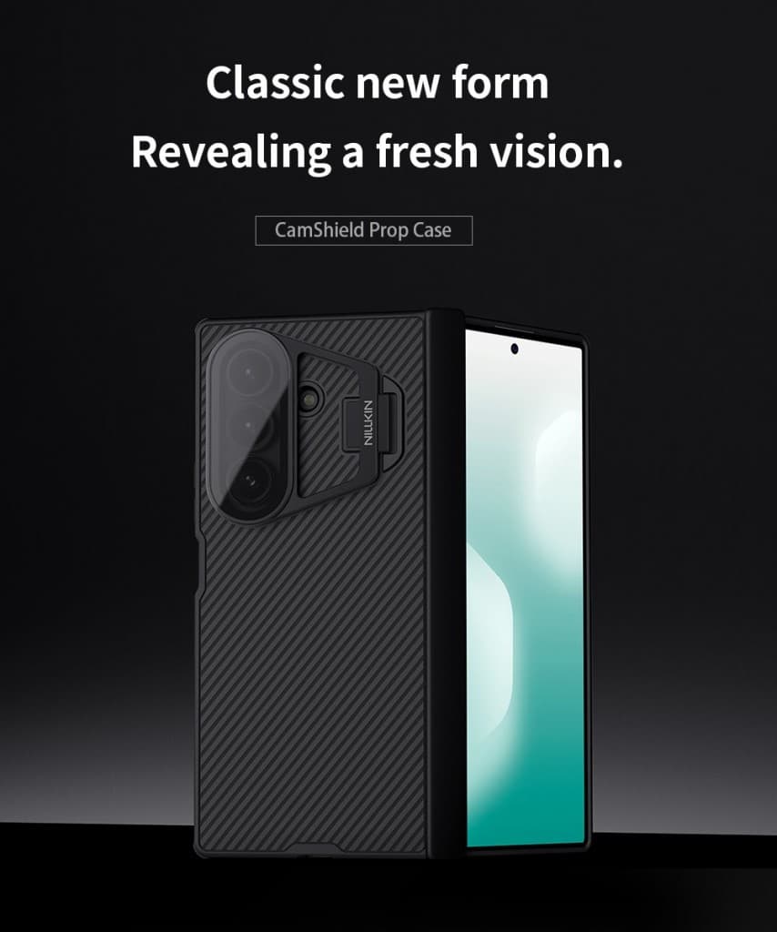 Zadní kryt Nillkin CamShield Prop (Transparent Lens) pro Samsung Galaxy Z Fold 7 Black - náhled 5