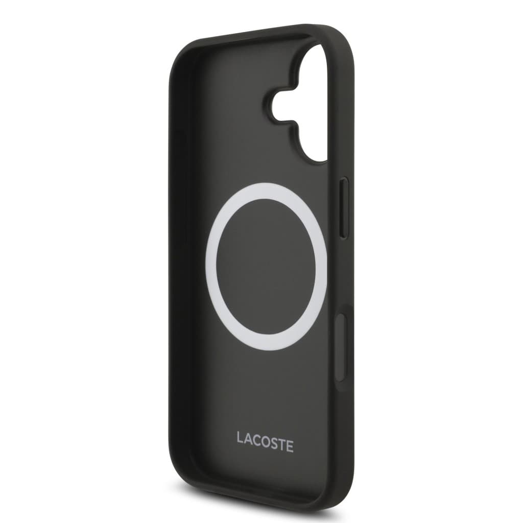 Zadní kryt Lacoste Iconic Petit Pique MagSafe + Peněženka pro iPhone 17 Black - náhled 5