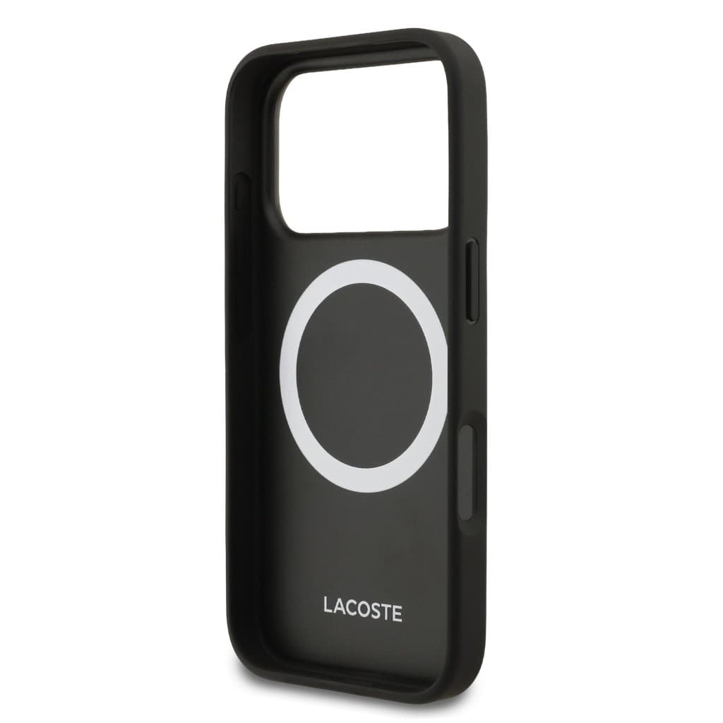 Zadní kryt Lacoste Iconic Petit Pique MagSafe + Peněženka pro iPhone 17 Pro Black - náhled 5