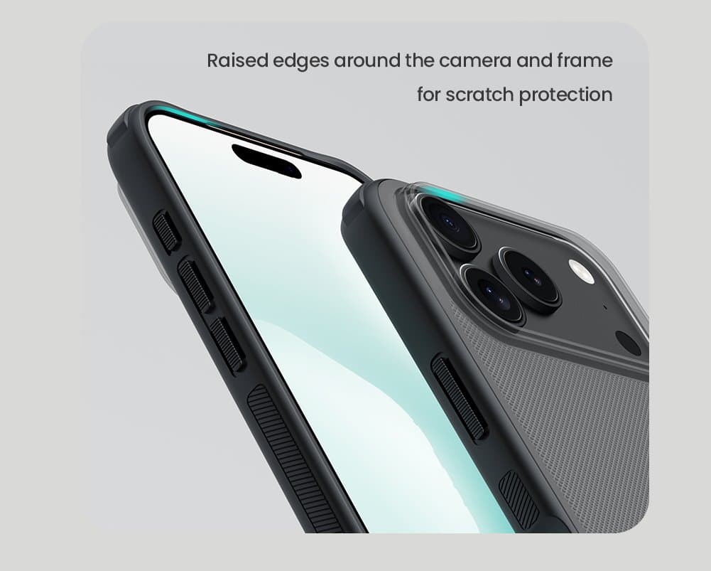 Zadní kryt Nillkin Super Frosted PRO pro Apple iPhone 17 Pro Transparent Black - náhled 5