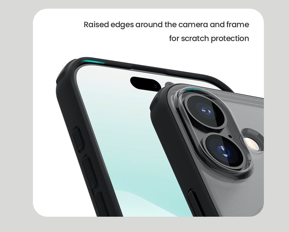 Zadní kryt Nillkin Super Frosted PRO pro Apple iPhone 17 Transparent Black - náhled 5