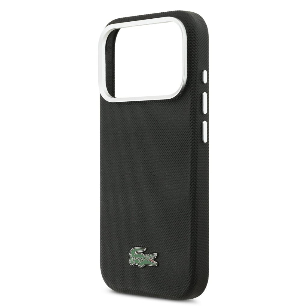 Zadní kryt Lacoste Iconic Petit Pique Metal Logo MagSafe pro iPhone 17 Pro Black - náhled 5