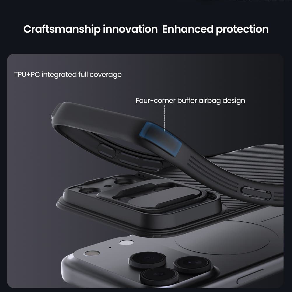 Zadní kryt Nillkin CamShield PRO pro Apple iPhone 17 Pro Max Titanium Gray - náhled 5