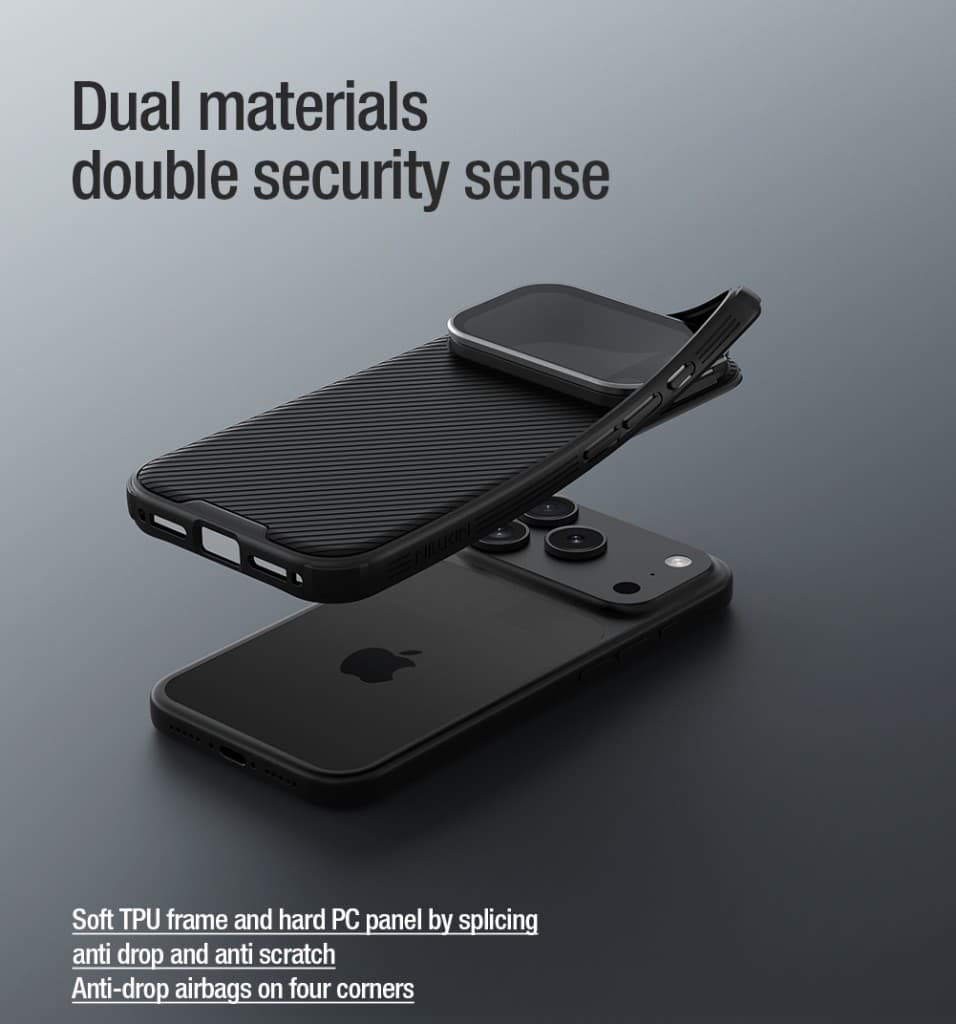 Zadní kryt Nillkin CamShield Prop pro Apple iPhone 17 Pro Black - náhled 5