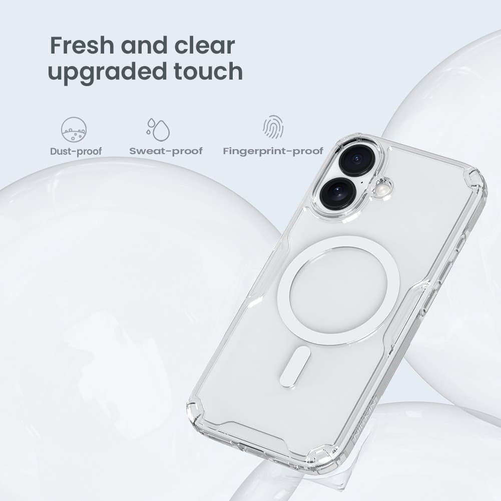 Zadní kryt Nillkin Nature TPU PRO Magnetic pro Apple iPhone 17 Transparent Black - náhled 5