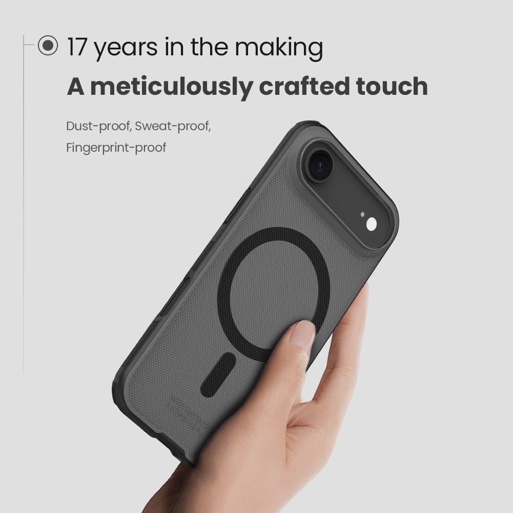 Zadní kryt Nillkin Super Frosted PRO Magnetic pro Apple iPhone Air Transparent Black - náhled 5