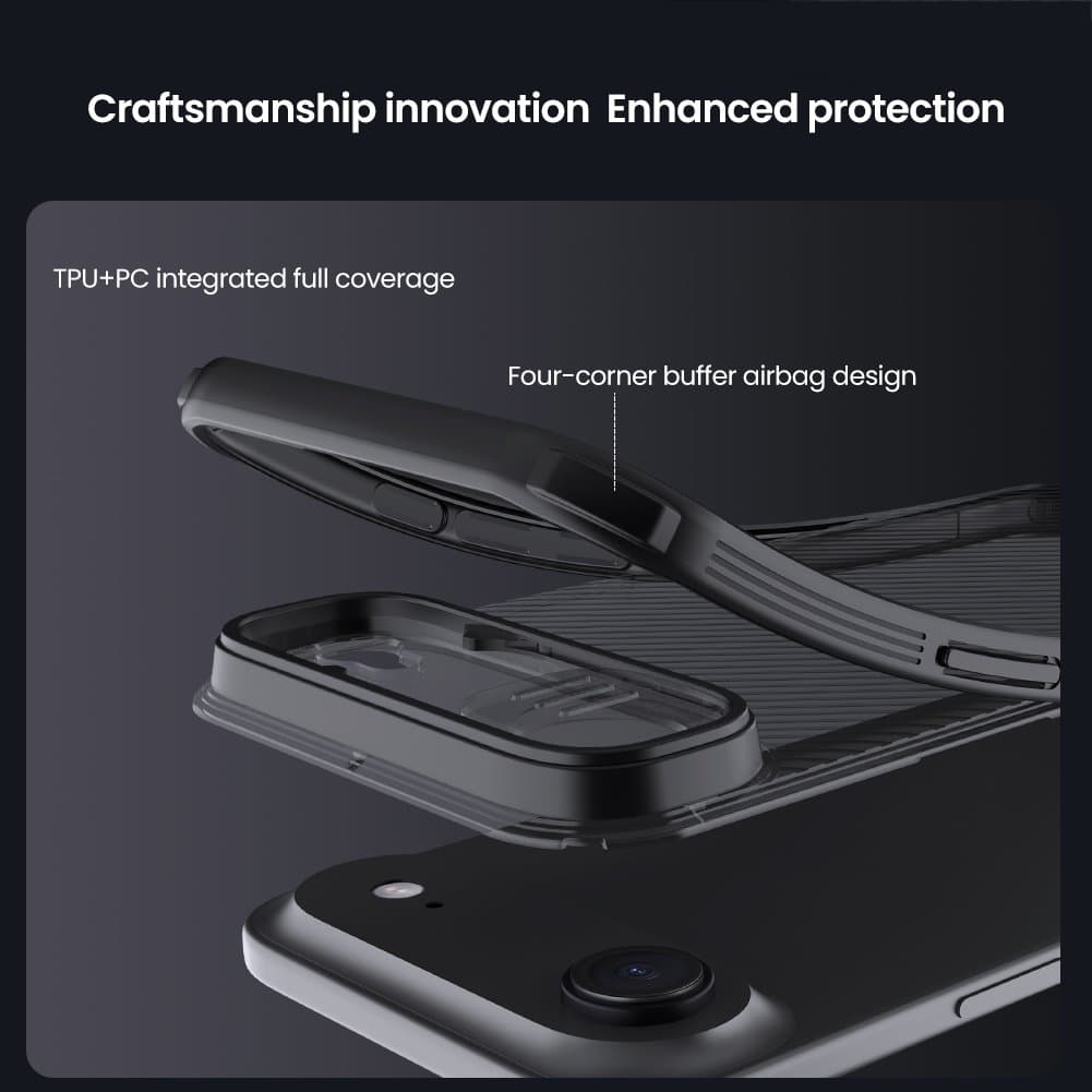 Zadní kryt Nillkin CamShield PRO pro Apple iPhone Air Transparent Black - náhled 5