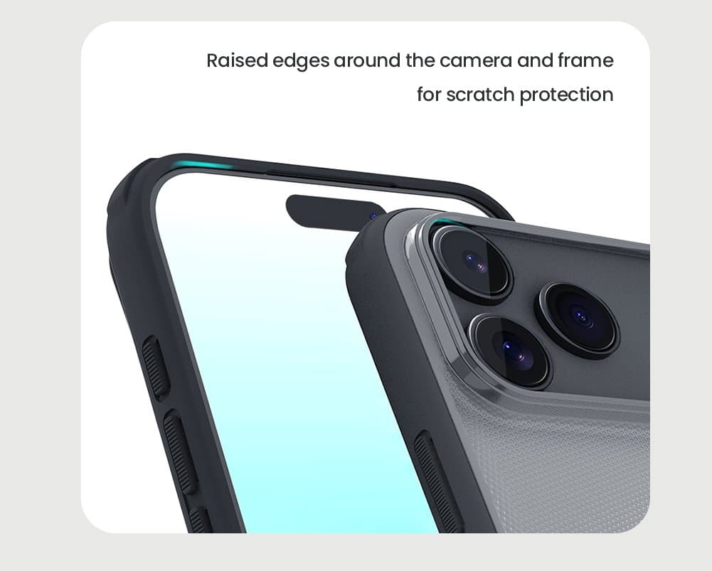 Zadní kryt Nillkin Super Frosted PRO pro Apple iPhone 17 Pro Max Transparent Black - náhled 5