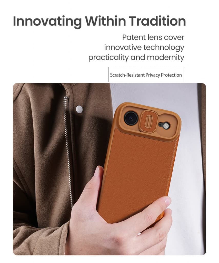 Knížkové pouzdro Nillkin Qin Book PRO pro Apple iPhone Air Black - náhled 5