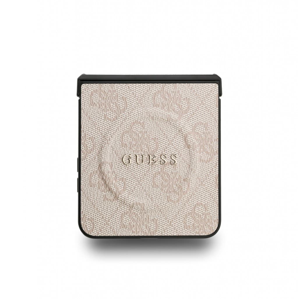 Zadní kryt Guess PU Leather 4G Colored Ring Magnetic pro Samsung Galaxy Z Flip 7 Pink - náhled 5