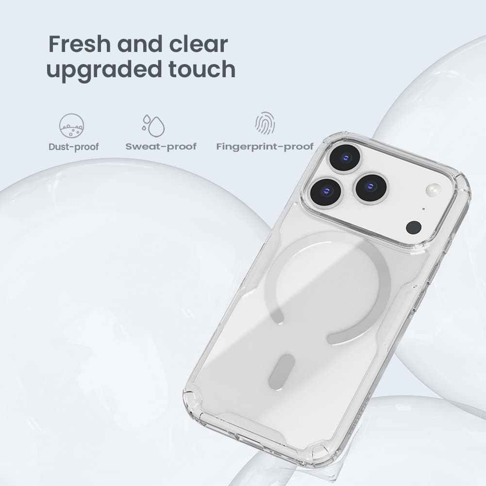 Zadní kryt Nillkin Nature TPU PRO Magnetic pro Apple iPhone 17 Pro Transparent - náhled 5