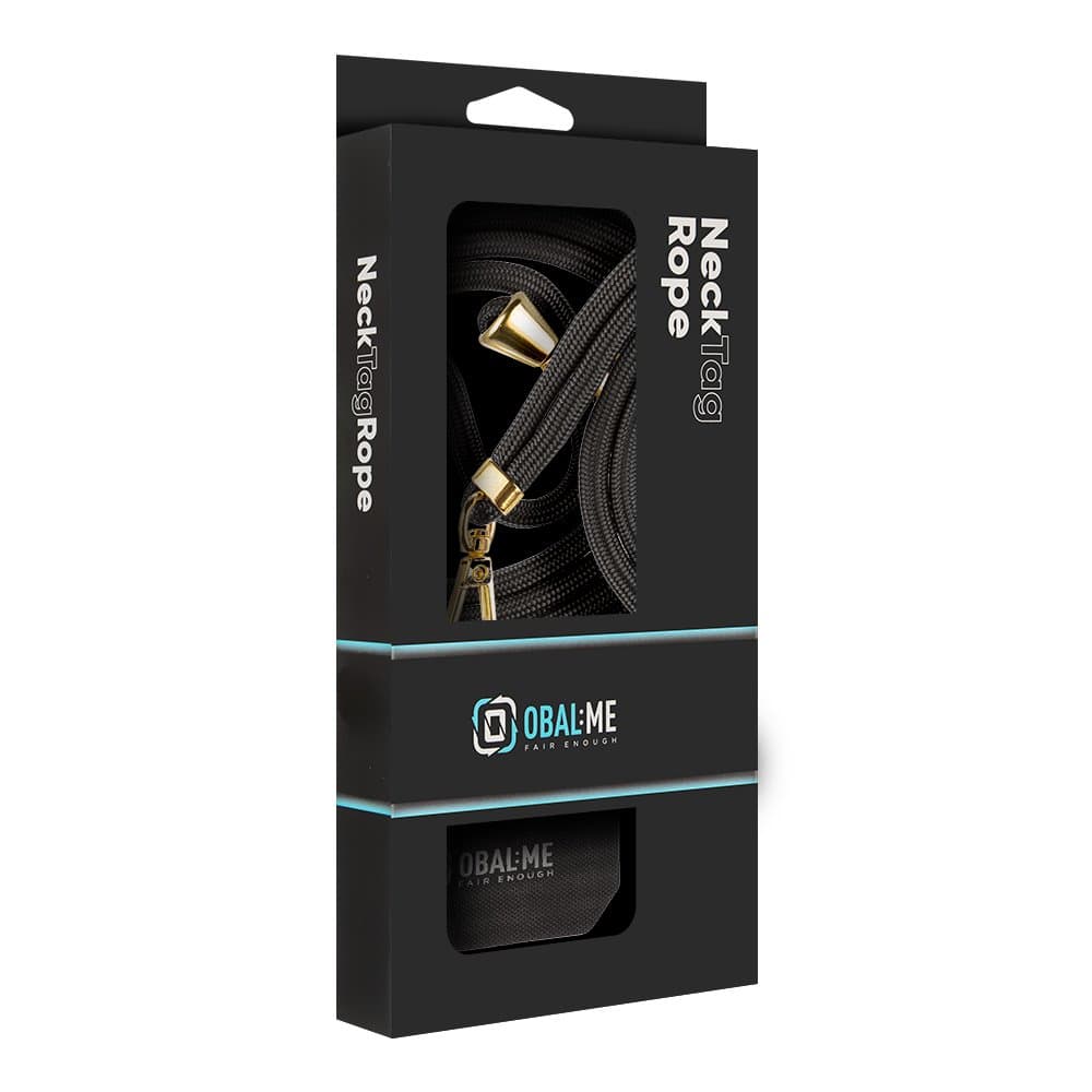 Popruh OBAL:ME NeckTag Allure na Telefon Black - náhled 4
