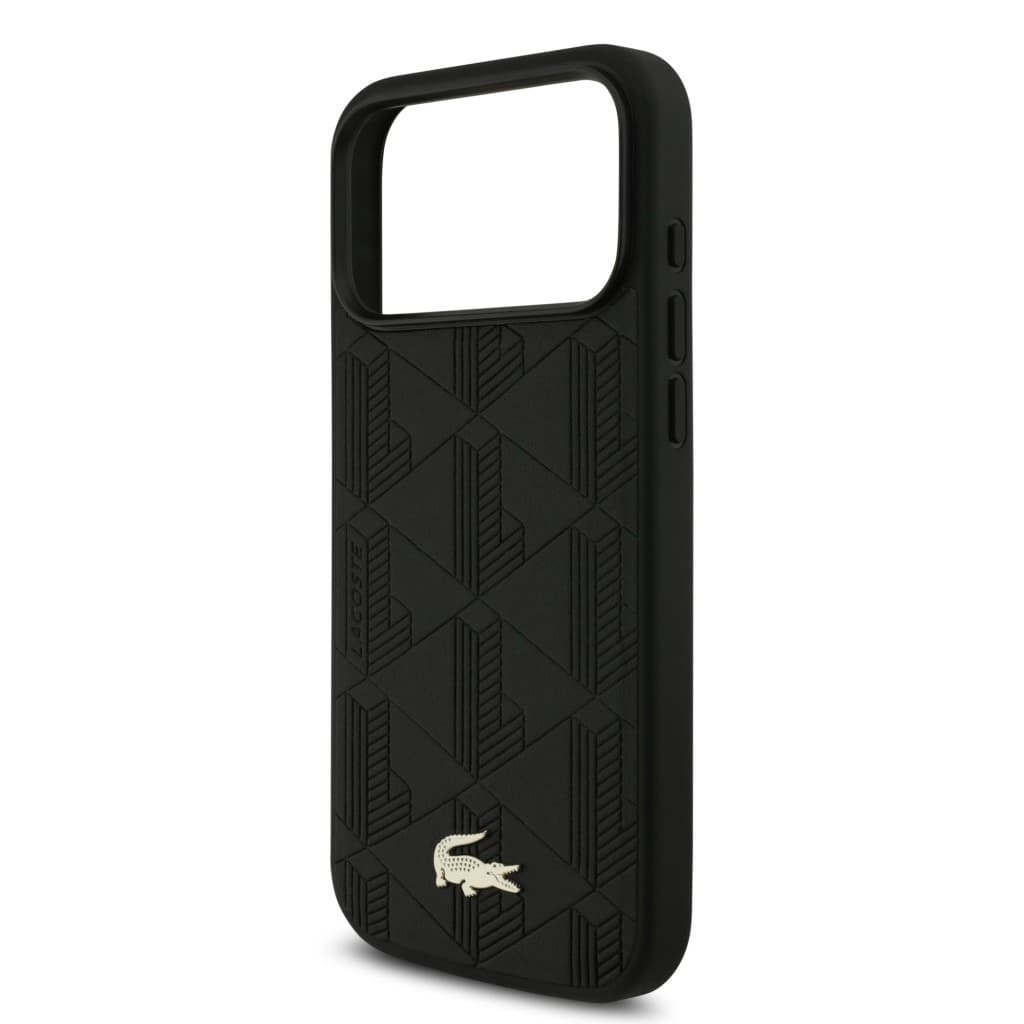 Zadní kryt Lacoste PU Nomogramme Gold Logo MagSafe pro iPhone 17 Pro Max Black - náhled 5