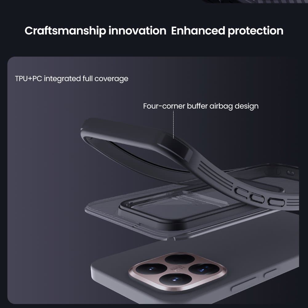 Zadní kryt Nillkin CamShield PRO pro Xiaomi 15T Pro Transparent Black - náhled 5