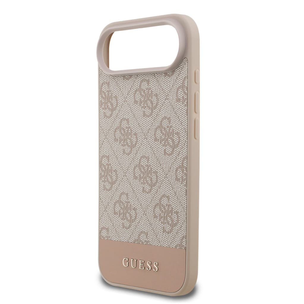 Zadní kryt Guess PU 4G Stripe pro iPhone Air Pink - náhled 5