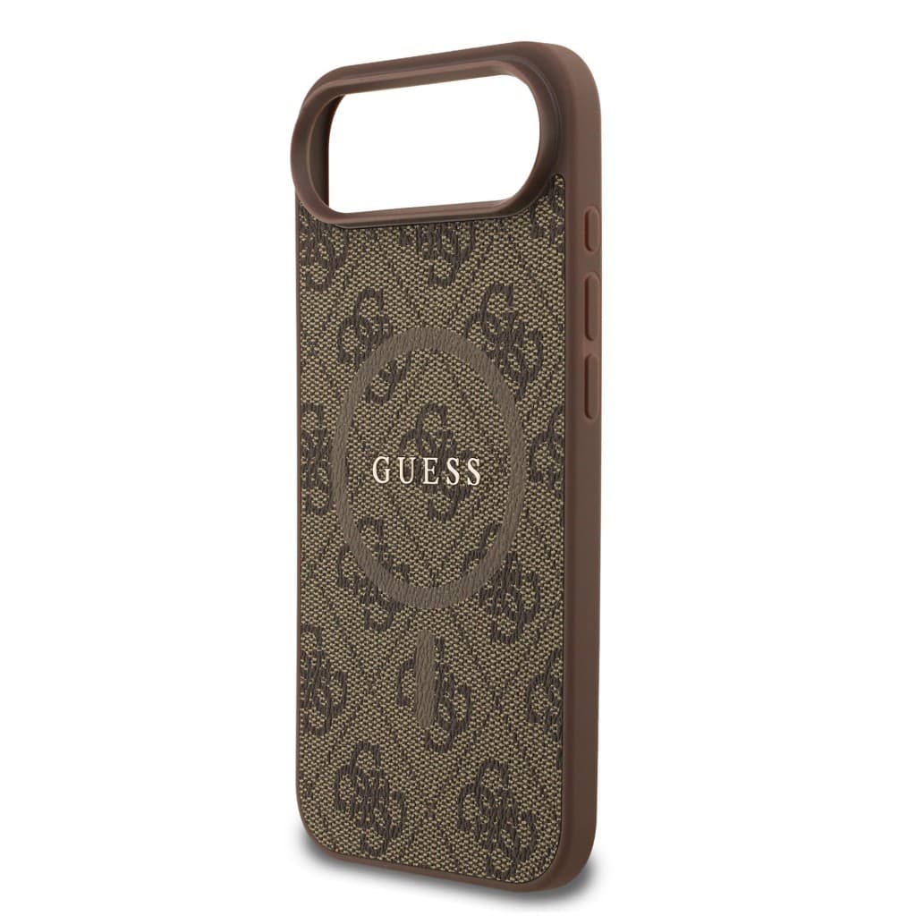 Zadní kryt Guess PU Leather 4G Colored Ring MagSafe pro iPhone Air Brown - náhled 5