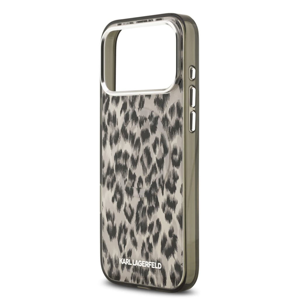 Zadní kryt Karl Lagerfeld IML Leopard MagSafe pro iPhone 17 Pro Max Brown - náhled 5