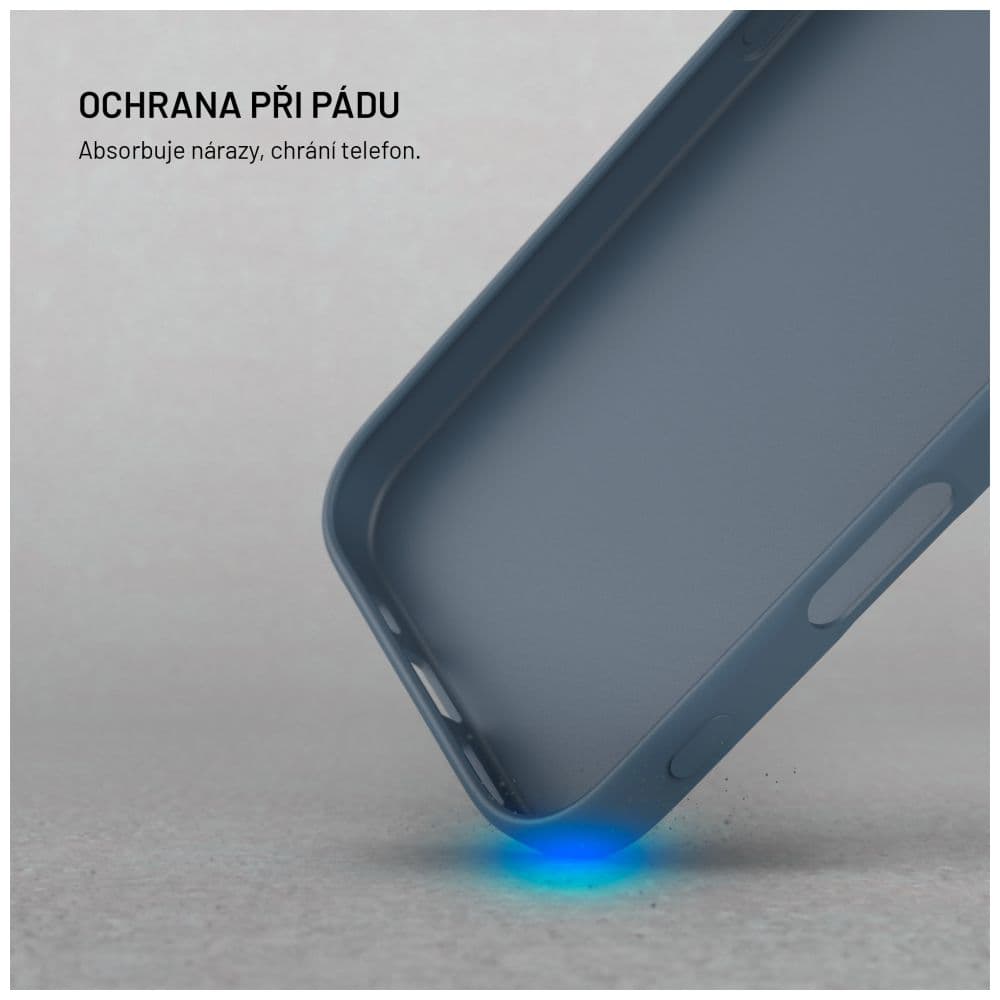 TPU gelový kryt FIXED ReStory pro Apple iPhone 15, modrý - náhled 5