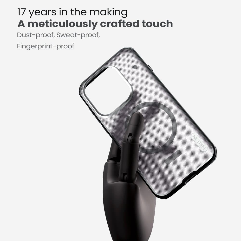 Zadní kryt Nillkin Super Frosted PRO Magnetic pro OnePlus 15 Transparent Black - náhled 5