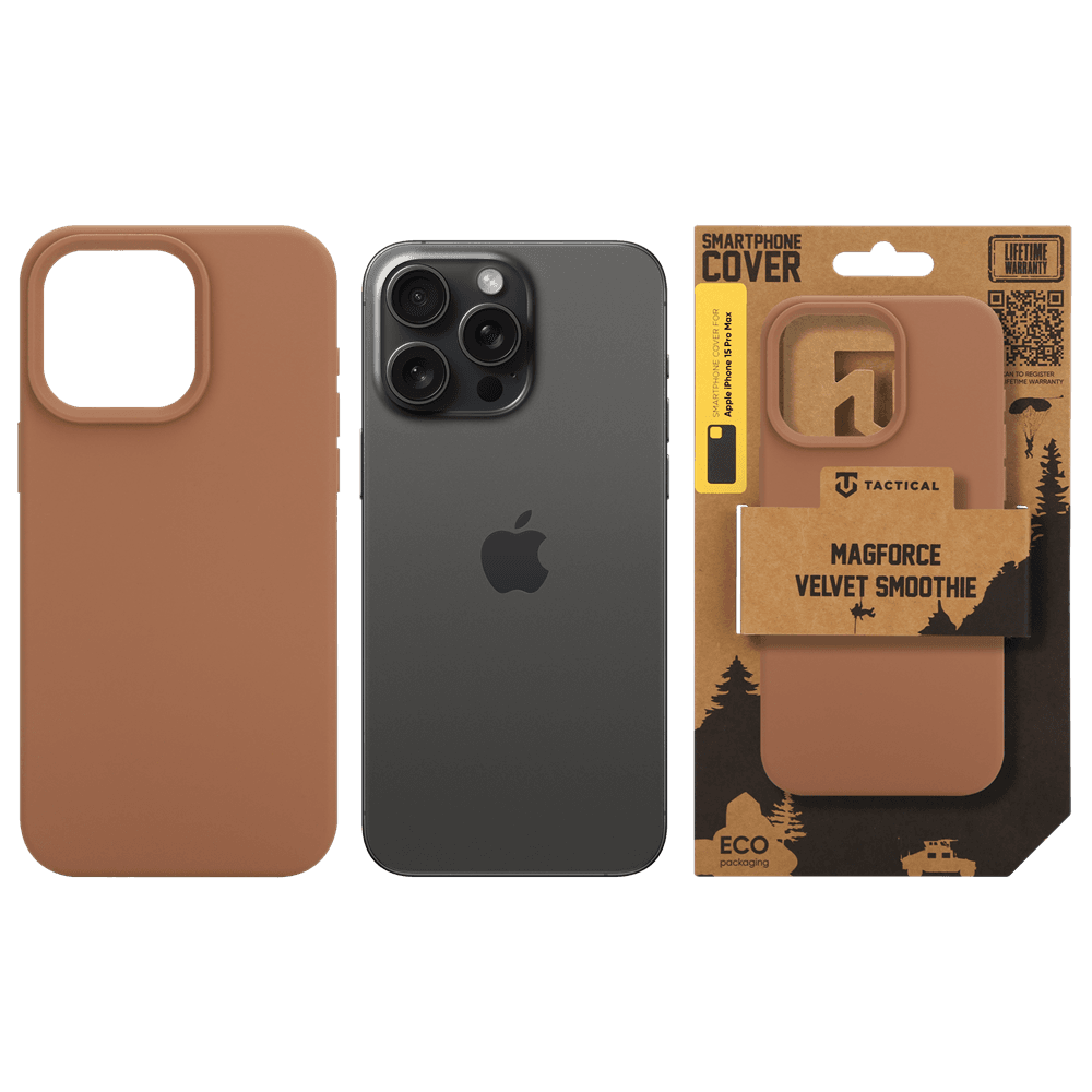 Zadní kryt Tactical MagForce Velvet Smoothie pro Apple iPhone 15 Pro Max Moucha Moose - náhled 5