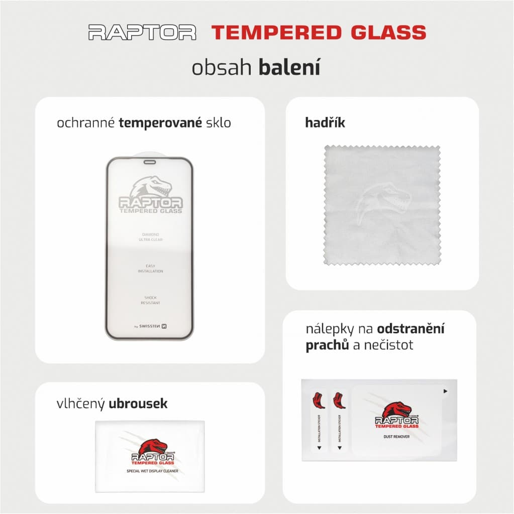 Tvrzené sklo Swissten Raptor Diamond Ultra Clear 3D pro Samsung Galaxy A37 5G černé - náhled 5