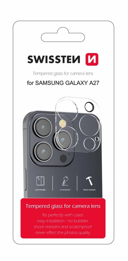 Ochranné sklo Swissten na čočky fotoaparátu pro Samsung Galaxy A27 5G - náhled 5