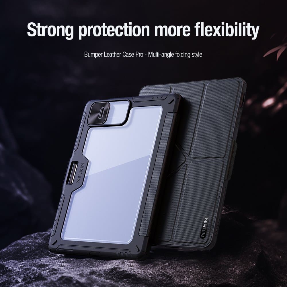 Pouzdro Nillkin Bumper PRO Protective Stand Multi-angle pro Xiaomi Pad 8/8 Pro Black - náhled 5