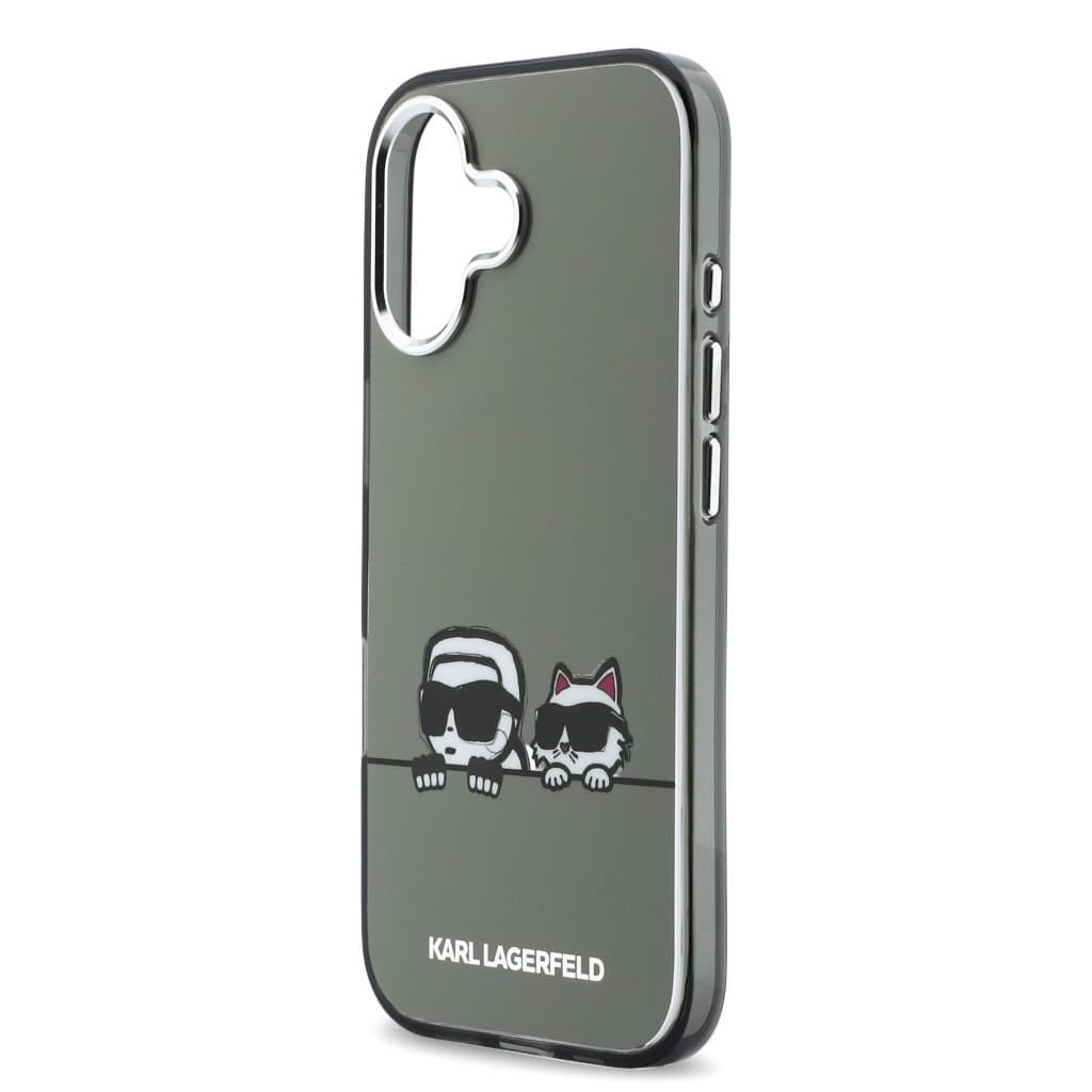 Zadní kryt Karl Lagerfeld IML K&amp;CH Heads Logo MagSafe pro iPhone 17 Black - náhled 5