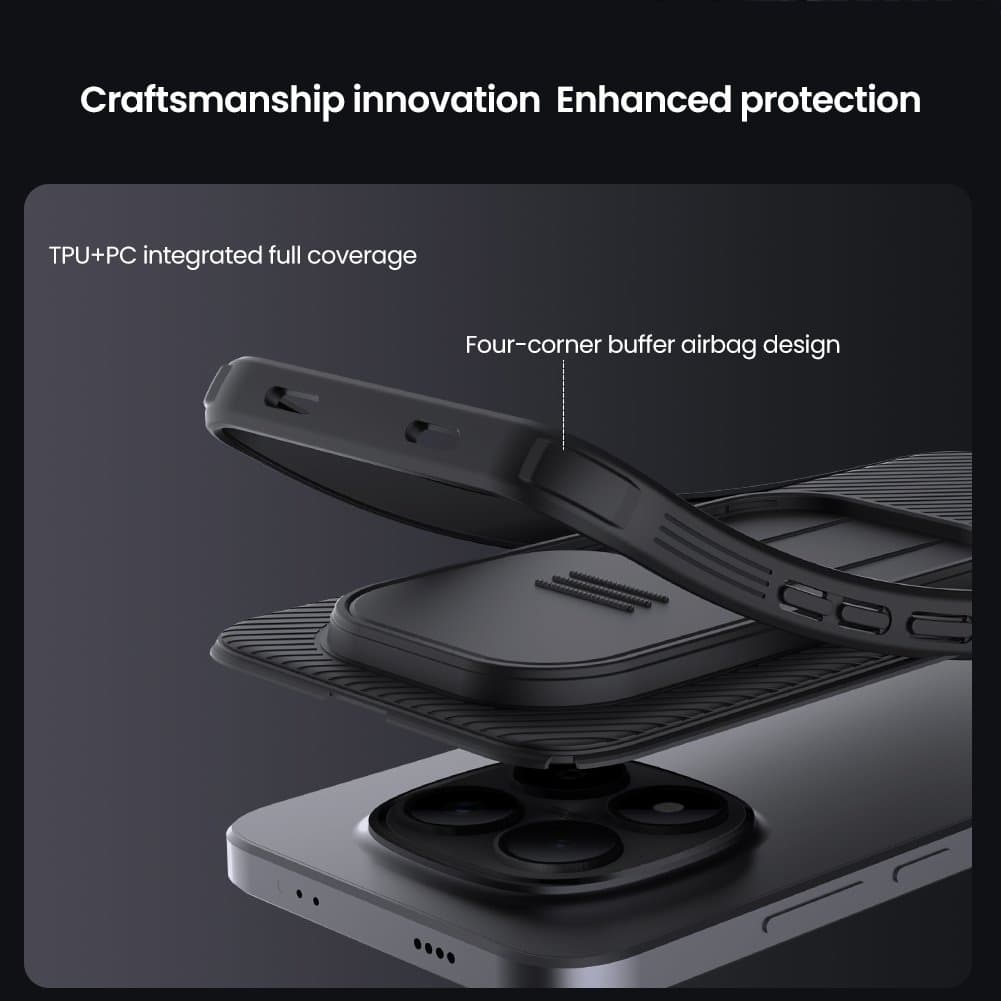 Zadní kryt Nillkin CamShield PRO pro Xiaomi Redmi Note 15 Pro 5G Black - náhled 5
