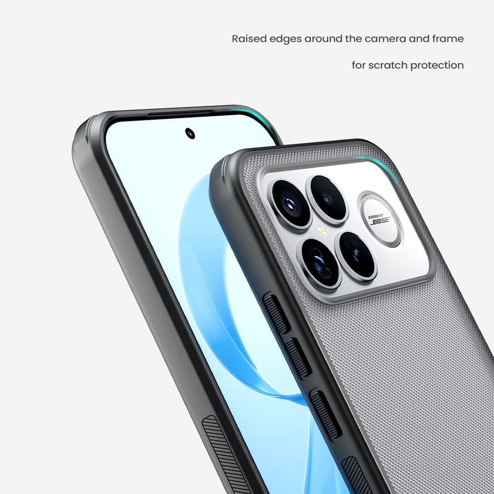 Zadní kryt Nillkin Super Frosted PRO pro Poco F8 Ultra Transparent Black - náhled 5