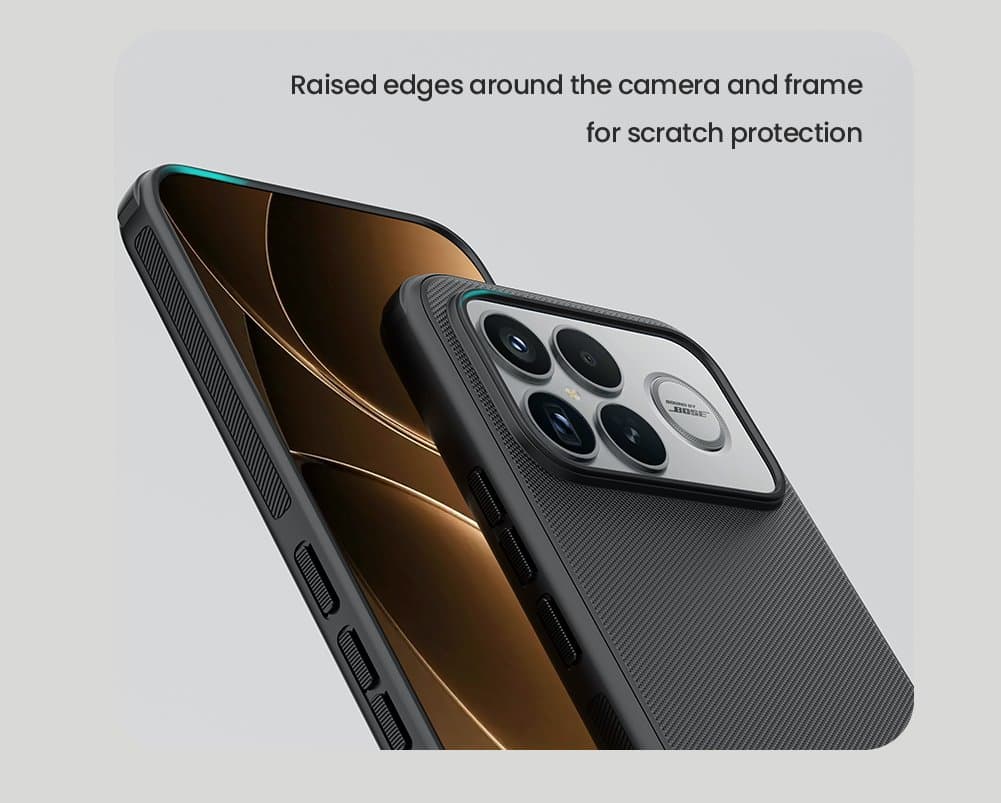 Zadní kryt Nillkin Super Frosted PRO pro Poco F8 Ultra Black - náhled 5