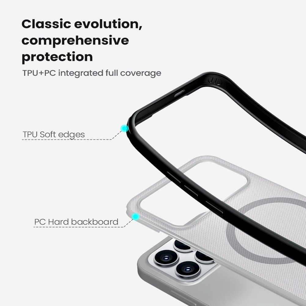 Zadní kryt Nillkin Super Frosted PRO Magnetic pro Poco F8 Pro Transparent Black - náhled 5