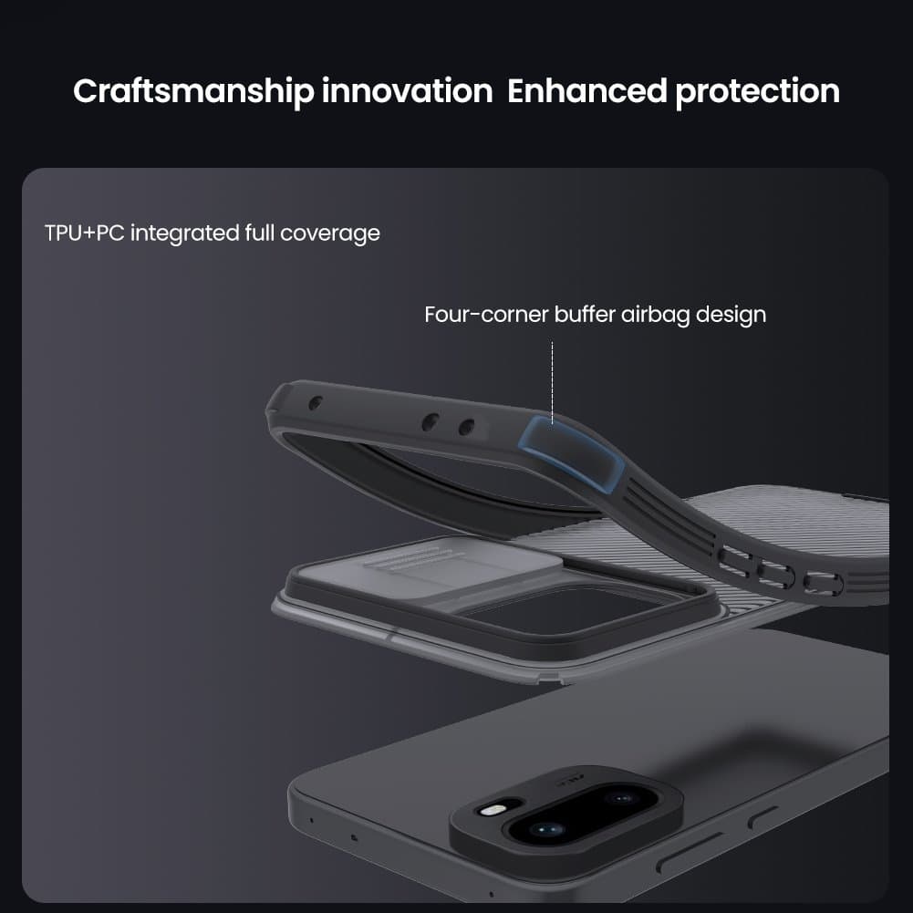 Zadní kryt Nillkin CamShield PRO pro OnePlus 15R Transparent Black - náhled 5