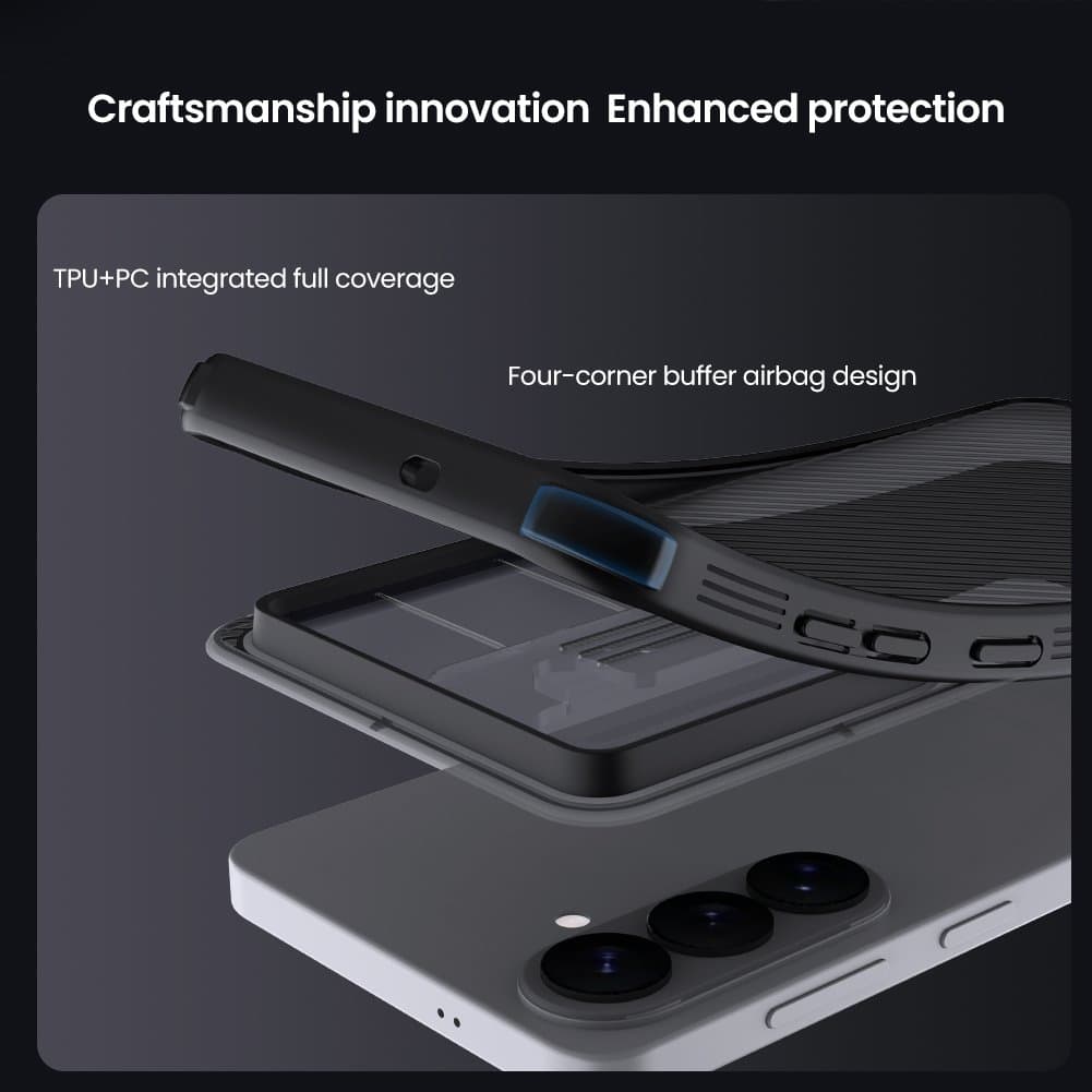 Zadní kryt Nillkin CamShield PRO pro Samsung Galaxy S26+ Transparent Black - náhled 5