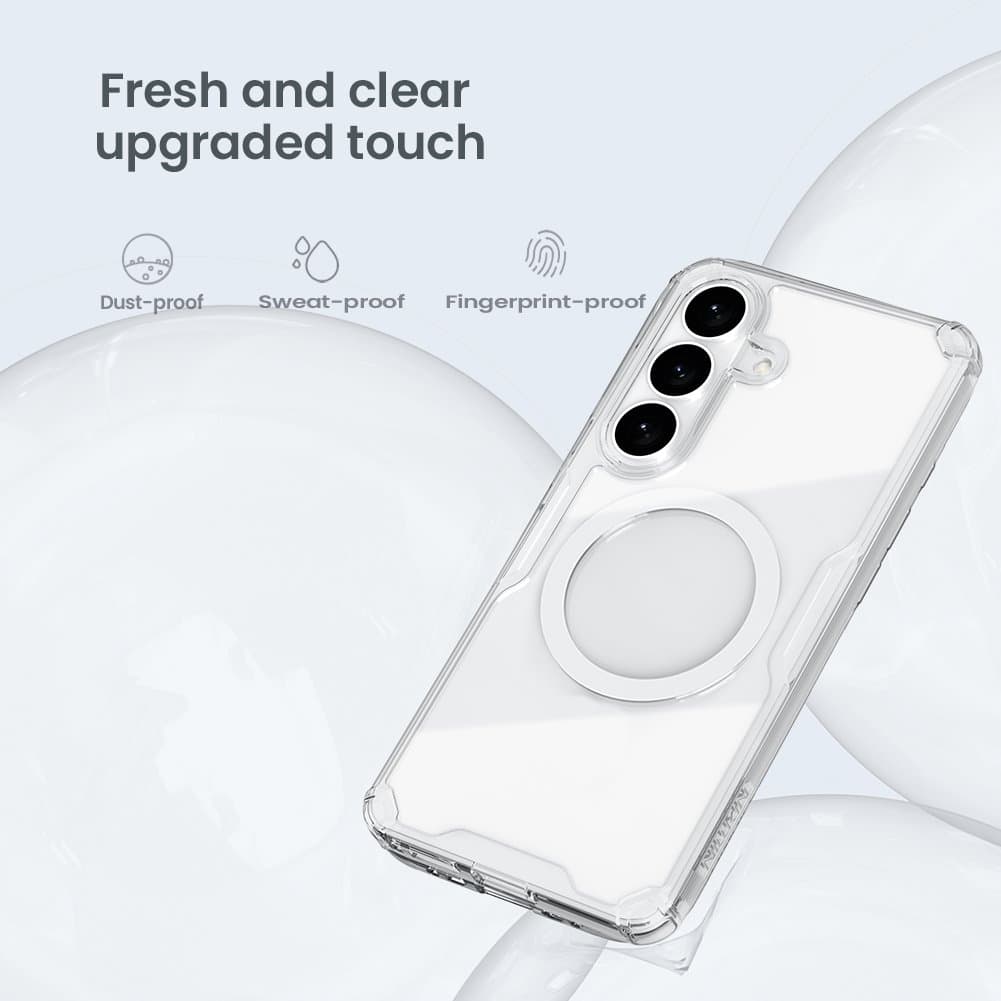Zadní kryt Nillkin Nature TPU PRO Magnetic pro Samsung Galaxy S26 Transparent - náhled 5