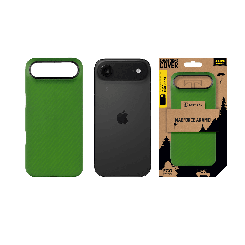Kryt Tactical MagForce Aramid pro Apple iPhone Air Green Toad - náhled 5