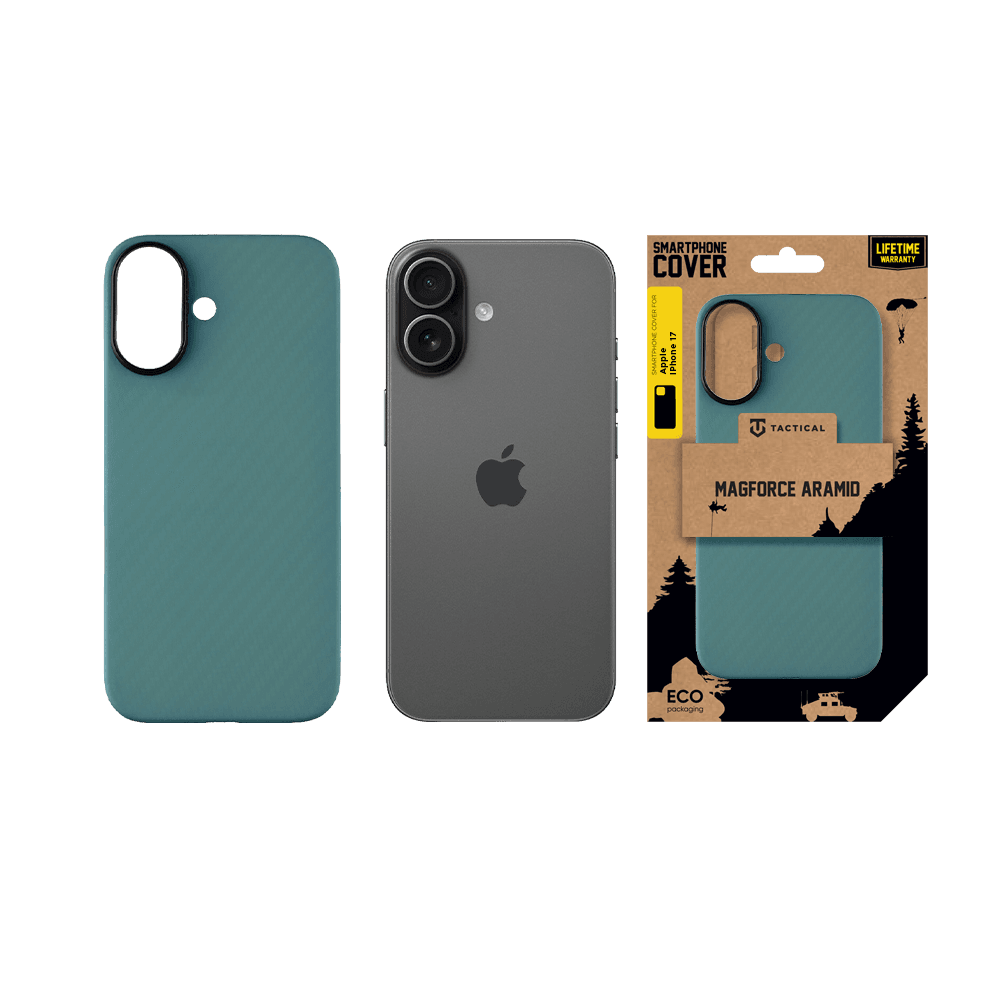 Kryt Tactical MagForce Aramid pro Apple iPhone 17 Blue Jay - náhled 5