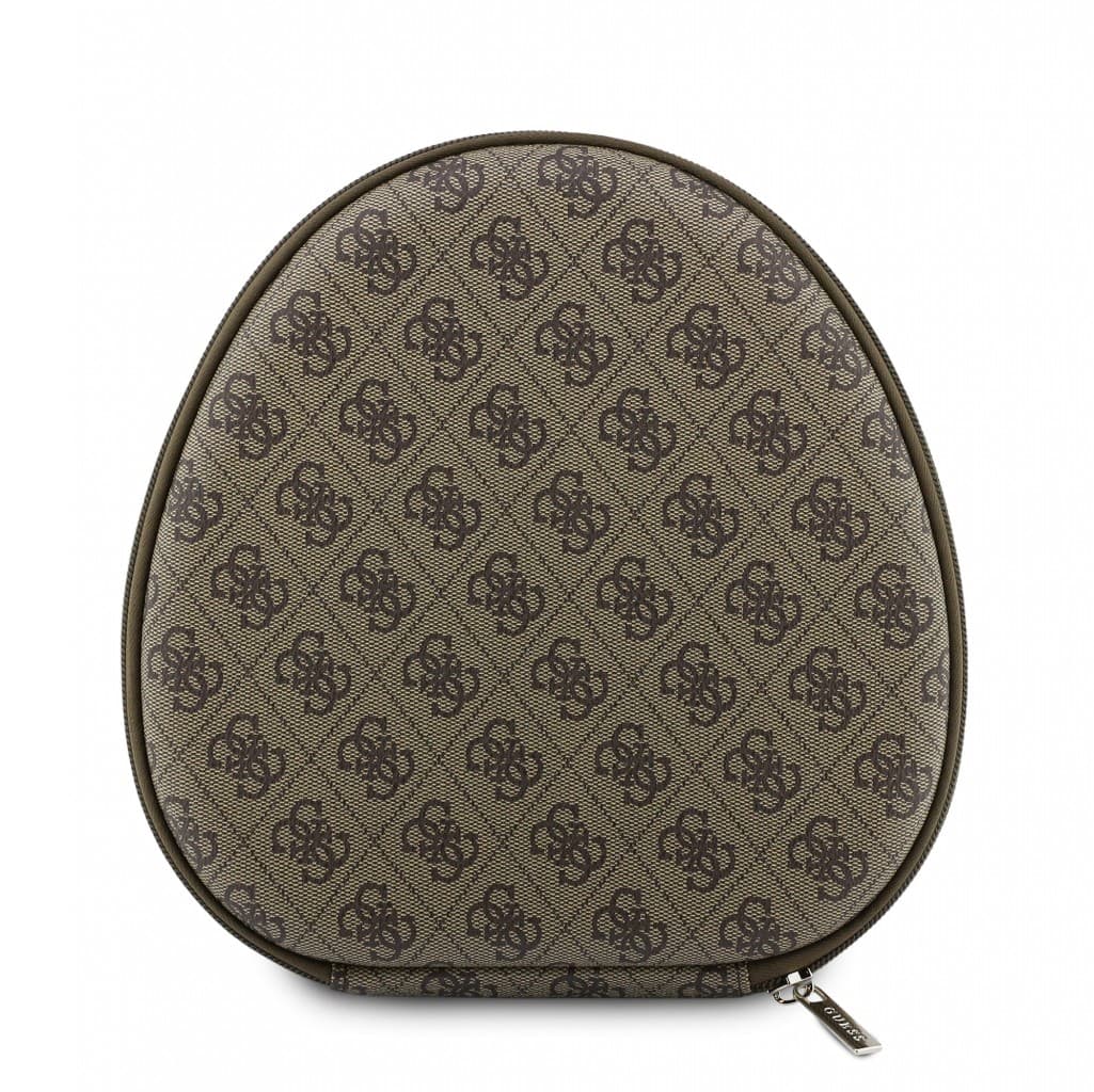 Bezdrátová Sluchátka Guess PU 4G Triangle Logo ENC Brown - náhled 5