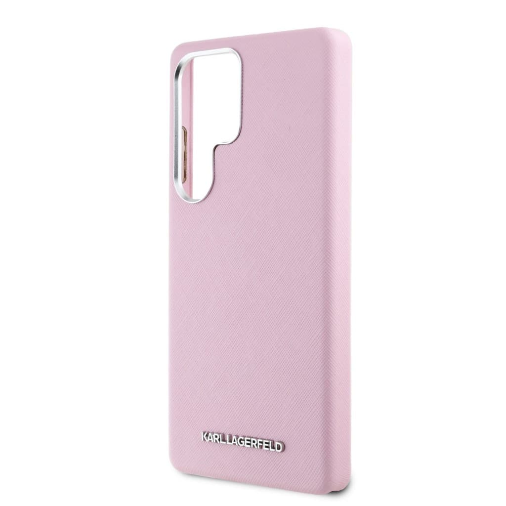 Zadní kryt Karl Lagerfeld PU Saffiano Metal Logo and Frame pro Samsung Galaxy S25 Ultra Pink - náhled 5