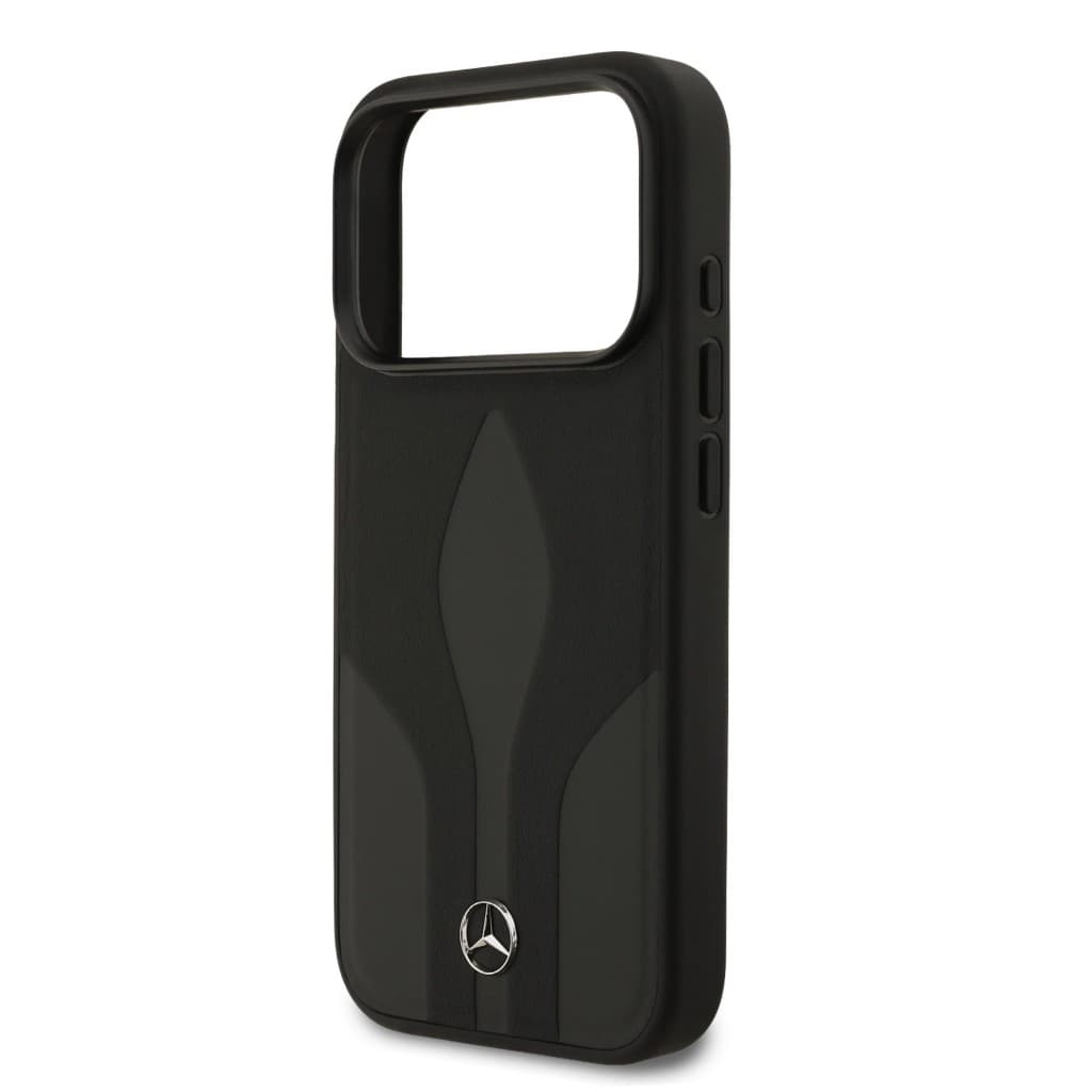 Zadní kryt Mercedes Leather The Move MagSafe pro iPhone 17 Pro Black - náhled 5
