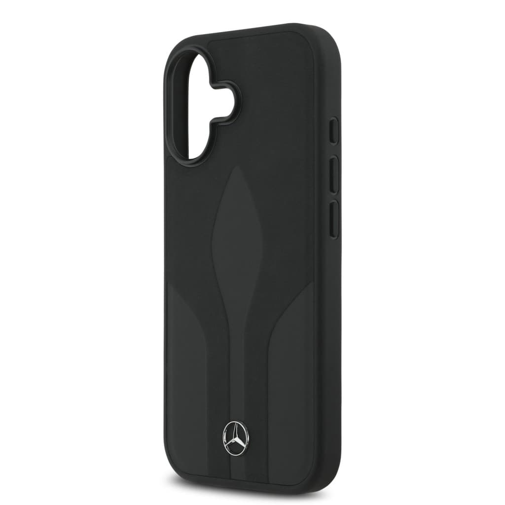 Zadní kryt Mercedes Leather The Move MagSafe pro iPhone 17 Black - náhled 5