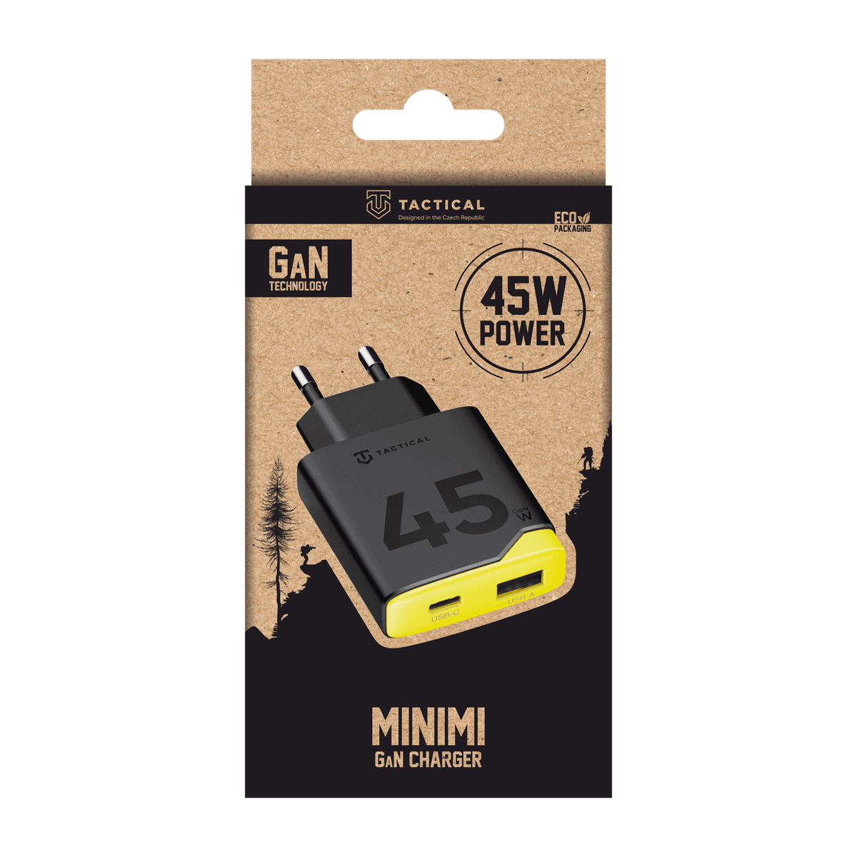 Adaptér Tactical Minimi GaN 45W AC - náhled 5