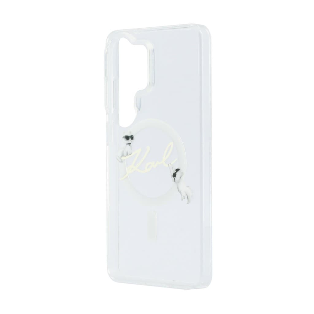 Zadní kryt Karl Lagerfeld IML Choupette Karl Script Logo Magnetic pro Samsung Galaxy S26 Ultra průhledný - náhled 5