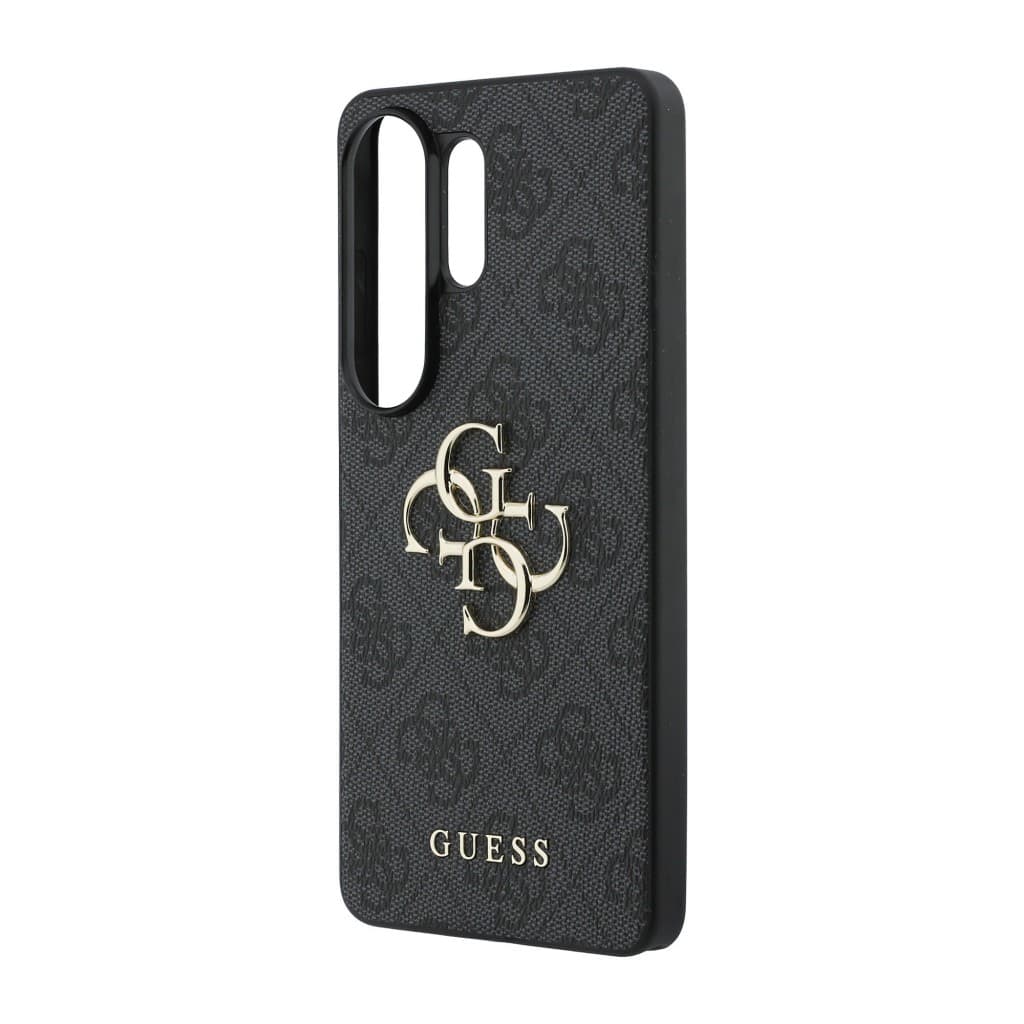 Zadní kryt Guess PU 4G Metal Logo pro Samsung Galaxy S26 Ultra šedý - náhled 5