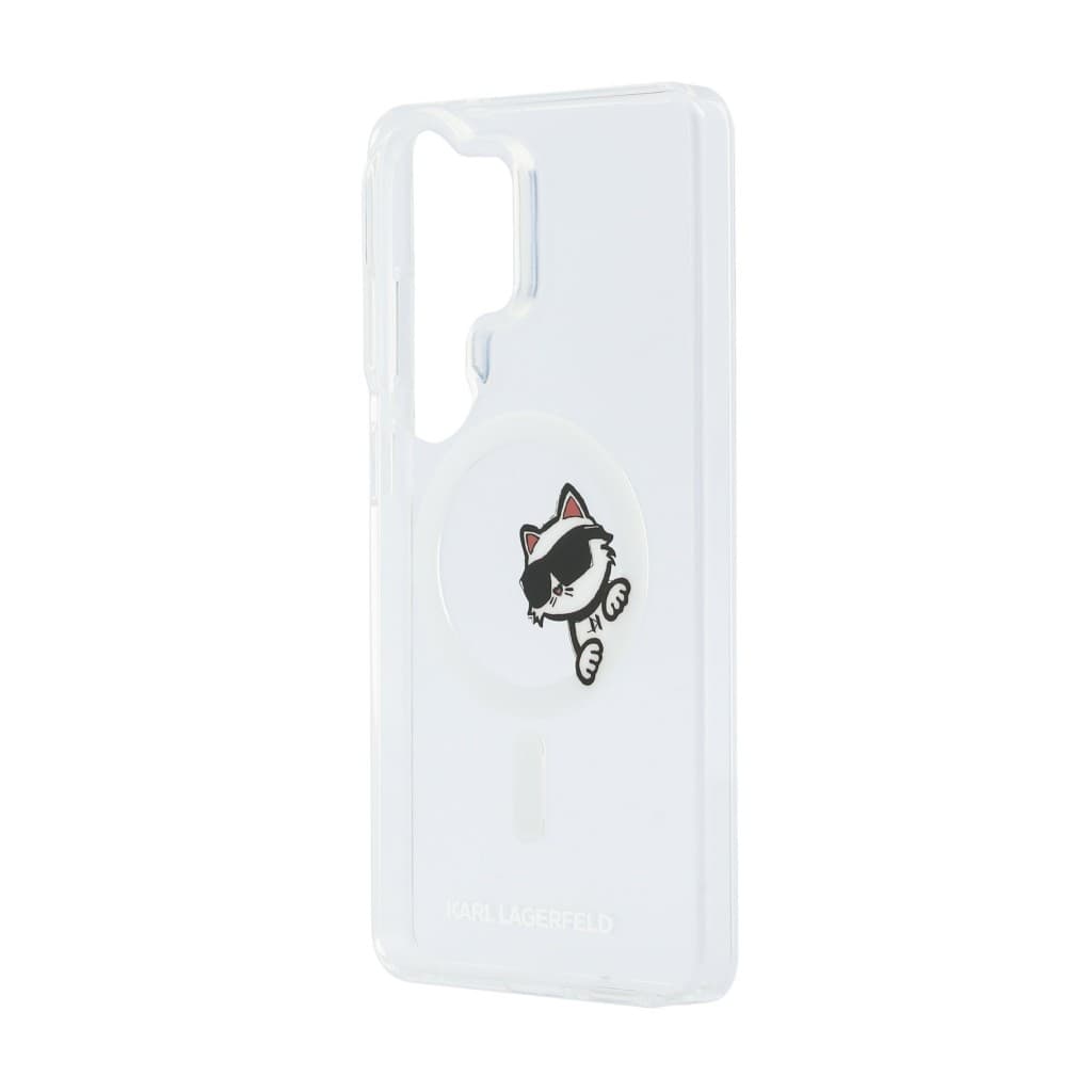 Zadní kryt Karl Lagerfeld IML Choupette Peekaboo Logo Magnetic pro Samsung Galaxy S26 Ultra průhledný - náhled 5
