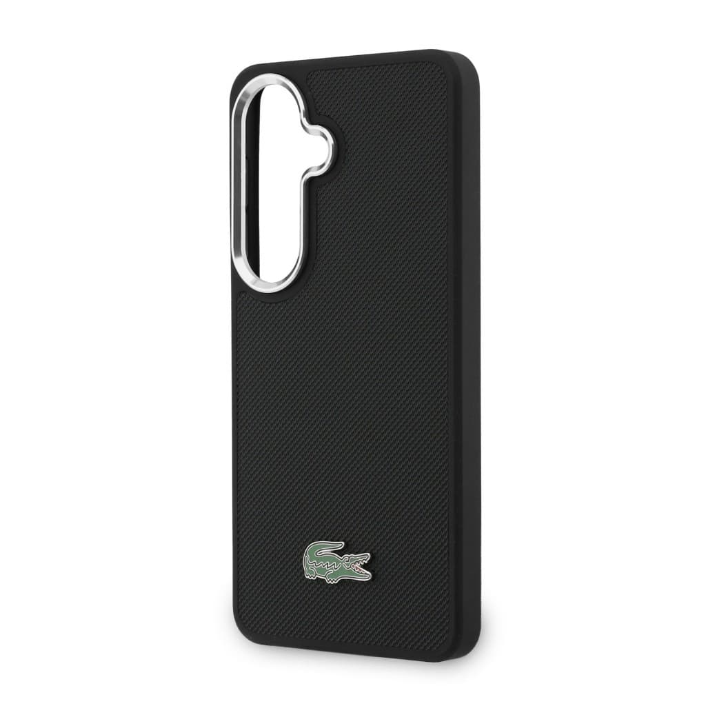 Zadní kryt Lacoste Petit Pique Metal Logo Magnetic pro Samsung Galaxy S26+ černý - náhled 5