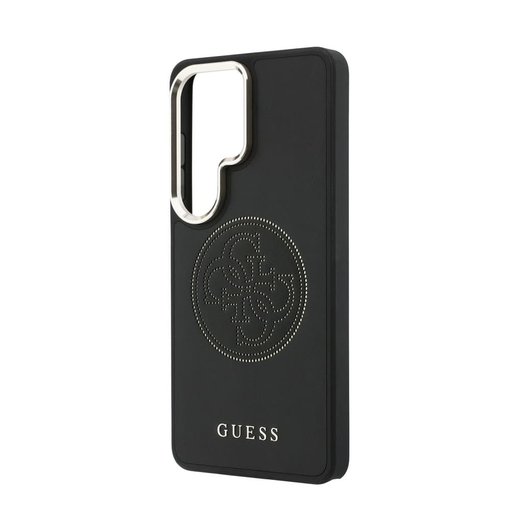 Zadní kryt Guess PU Perforated 4G Logo Magnetic pro Samsung Galaxy S26 Ultra černý - náhled 5