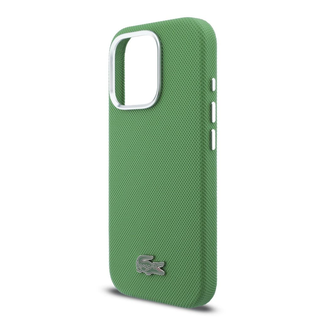 Zadní kryt Lacoste PVC Iconic Petit Pique Metal Logo MagSafe pro iPhone 16 Pro Max Estragon Green - náhled 5